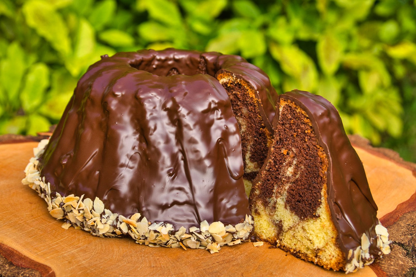 Gâteau de marbre au chocolat