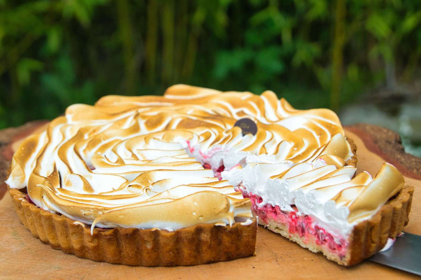 Johannisbeer-Baiser-Tarte