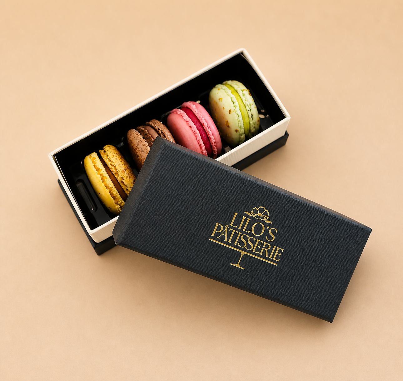 Coffret cadeau de macarons